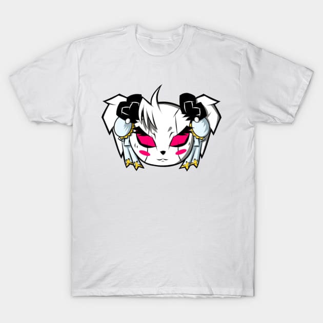 Street Fighter Chun Li Panda T-Shirt by MsPandAlyssa